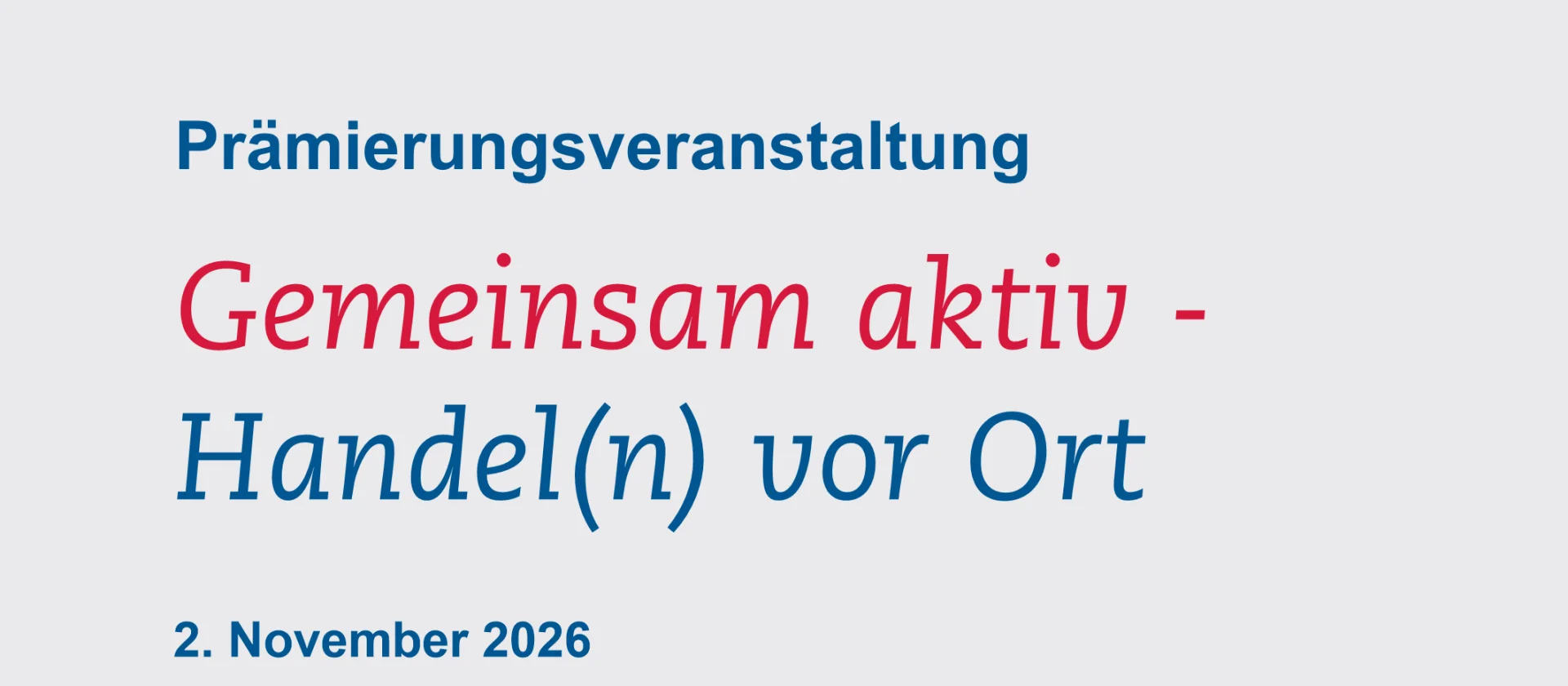 Handelswettbewerb 2026