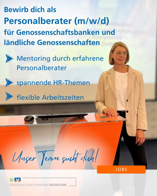 Du möchtest im Personalbereich nicht nur mitarbeiten, sondern dich weiterentwickeln, beraten und zunehmend Verantwortung...